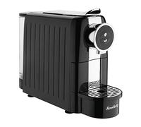 Rowlett Cafetière à capsules 1260 W, noire, compatible avec les dosettes Nespresso, machine à capsules de café, taille compacte, appareil pour chambre d'hôtel, maison et bureau, DE205