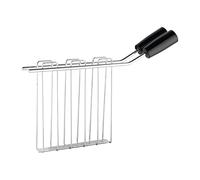 Rowlett Grille croque monsieur (lot de 2), acier inoxydable et poignées noires, convient à tous les grille-pain Rowlett & Dualit Vario, dimensions : 201,5 (H) x 52 (L) x 269,3 (P) mm, FS746