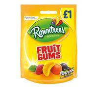 Rowntrees Fruit Gums Lot de 12 sachets à partager