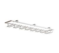 Rows Support pour verres à vin sous armoire - Grands cintres en métal pour bar et cuisine - Porte-verres à vin sous étagère