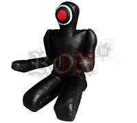 Rox Coupe MMA Judo Sac de frappe Grappling Dummy - Position assise, style de soumission, double face, MMA Dummy, perforation BJJ Training Sac 1,5 x 1,8 m Noir (vide), noir