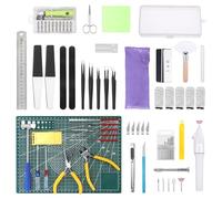 Roxanex 101 pièces d'outils de modélisme kit, d'outils de Construction pour Hobby kit d'outils de modélisme kit d'outils de Base pour réparer et réparer Les maquettes de Voitures Gundam