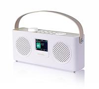 ROXEL RDR-80 Radio Multifonction FM & Dab/Dab+ | Haut-Parleur Bluetooth | Lecture USB, Alimentation Secteur et Batterie | Réveil de Chevet avec Fonction de sommei