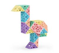 ROXENDA Casse Tete Serpent Magique 24 Pièces Magic Snake Snake Cube Magic Snake Cube Jeu de Casse-tête pour Fête, Sac Cadeau, Anniversaire et Fête Jouets pour Enfants Garçon Fille