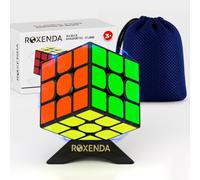 ROXENDA Cube 3x3 Magnétique Anti-Éclatement Speed Cube Set Support Sac