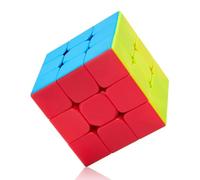 ROXENDA Cube de Vitesse 3X3 Speed Cube, Stickerless Cube Magique Facile à Tourner et à Lisser Speedcube- Tourne Plus Vite Que l'original (3x3x3)