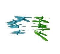 ROXENT 16 pièces de Rechange 30MM 3CM Lame Accessoires d'hélice pales d'hélice L1231, for Drone RC CX-10 CX-10A CX-10C Drone quadricoptère(A)