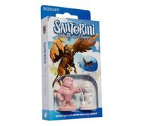 Roxley Games Santorini: Soaring Over Olympus - Card Pack Expansion for Santorini Second Edition - 17 New God Cards, Talus & Worker Minis, Tokens & Mode Cards - Ages 8+ - 2-4 Players