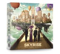 Roxley Games Skyrise - Strategic Spatial Auction & Area Majority Board Game - Build a City in The Sky - Modular Board, Secret Goals & Unique Wonders - 2-4 Players - Ages 14+