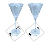 Roxley Grey Goose Vodka Martini Cocktail Flûte X2 Verre Spirits Man Cave