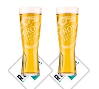 Roxley Peroni Lot de 2 verres à bière 28 cl