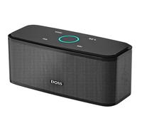 RoxleyLtd DOSS SoundBox Haut-parleur portable sans fil avec contrôle tactile HD 12 W mains libres IPX5 Étanche 20 heures d'autonomie Bluetooth 5.0 pour la maison, l'extérieur, les voyages Noir