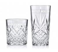 RoxleyLtd Whitley Neill Ensemble de verres à gin, verre taillé en cristal et verre Highball