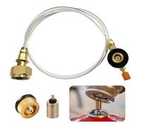 RoxNvm Adaptateur Bouteille de Gaz Cartouche Propane Tuyau de Rechange pour Convertisseur Cuisinière Gaz Extérieure Vannes Filetées