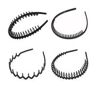 RoxNvm serre tete homme, 4 pièces bandeau cheveux homme, élasticité Bandeaux, headbands et serre-têtes,Accessoires de bandeaux de mode de sport pour le yoga, le sport, plein air