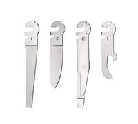Roxon Accessoire FT12 pour outil multifonctions Flex | comprenant une lime diamantée courte,une lame pied-de-biche courte,des ciseaux courts et un ouvre-bouteille et un ouvre-boîte