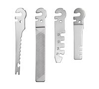 Roxon FT03 construit votre propre outil multifonctionnel Flex (4 outils comprenant lime à onglets, extracteur et écailleur d’hameçons, aiguiseur et régulateur d’hameçons, clé à rayon de vélo)