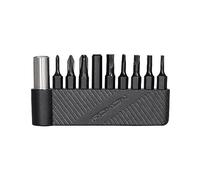 ROXON Groupe d'embouts 9 pièces avec support magnétique étendu pour adapter les embouts pour ROXON KS2, H1, S802S, M2, M3 ; Différentes tailles de tournevis T8 T6T10 PH0 PH2