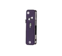 ROXON S503G Flex Companion Tool Outil de poche modulaire et ajustable, pré-installé avec 8 outils essentiels (tournevis 1/4", lame D2, tournevis, scie conique, ciseaux, etc.)(Violet)
