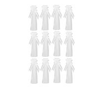 Roxvue Grands nœuds blancs pour bancs de mariage avec tulle long, nœuds pour bancs de mariage, décoration de chaise, décoration de voiture de mariage