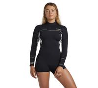 Roxy 2.0 Swell Series LS BZ QLOCK Combinaisons humides pour Femmes, Egret MO Rockin Vibes, XXS