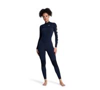 Combinaison intégrale en néoprène Roxy Swell Natural 3/2 mm bleu marine jaune marron femme - XXS