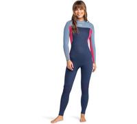 Combinaison néoprène Roxy 4/3mm Performance bleu clair foncé rose femme - 2