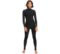 Roxy 4/3 Swell Series FZ GBS Combinaisons humides pour Femmes, Black, 12