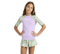 Roxy Active Rg Ss Lycra Short Sleeve Rash Guard Violet 16 Years Fille