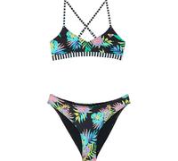 Roxy Active Set - Ensemble Bikini Triangle Deux pièces - Filles 6-16 Ans - 10 - Noir