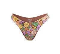 Roxy All About Sol - High Leg Bikini Bottoms for Women - Bas de Bikini High Leg - Femme - Marron