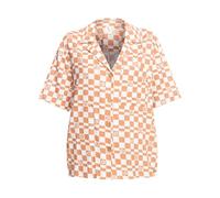 Roxy Aloha Sunset Check - Short Sleeve Shirt for Women - Chemise Manches Courtes - Femme - L - Blanc
