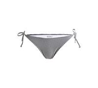 ROXY Bas de bikini 'Gingham' anthracite / blanc, Taille S