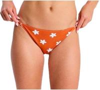 Roxy - Bas de bikini - Hazy Days Moderate Ginger Spice Flores pour Femme en Nylon - Taille M - Orange Orange M