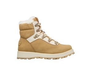 Roxy - Bottes après-ski fourrées - Bradie White Tan pour Femme en Cuir - Taille 7 US - Marron Marron 7 US