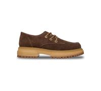 Roxy - Chaussures lacées en cuir - Work It Low Chestnut pour Femme en Cuir - Taille 8 US - Marron Marron 8 US
