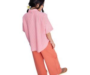 ROXY Chemisier 'Beachy Nostalgia' rouge / blanc, Taille XL