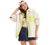 ROXY Chloe Kim Pl Sh - Femme - Blanc / Jaune - taille XS- modèle 2026