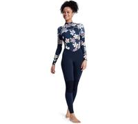 Roxy Combinaison de plongée Swell Natural avec Fermeture éclair dans Le Dos 3/2 mm pour Femme - Fleur