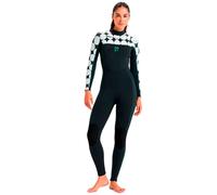 Roxy Combinaison En Néoprène à Manches Longues Et Fermeture éclair Sur La Poitrine Pour Femme Rise Natural 3/2 Mm