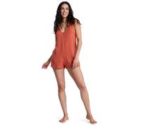 Roxy Nazare Surf Spot Sleeveless Romper Orange XL Femme