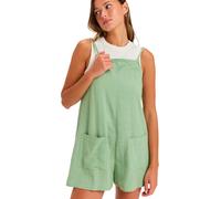 Roxy - Combishort à fines bretelles - Lavender Haze Romper Basil pour Femme en Coton - Taille S - Vert Vert S