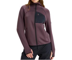 Roxy - Couche intermédiaire technique - Soaring Heights Huckleberry pour Femme - Taille XS - Bordeaux Bordeaux XS