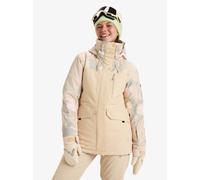 Roxy - Veste technique imper-respirante - Dawnrae Parka Jacket Pebble Swirl pour Femme - Taille M - Beige Beige M