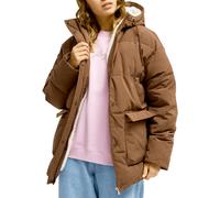 Roxy - Doudoune chaude à capuche - Seaside Memories Puffer Jacket Chestnut en Coton - Taille XS - Marron Marron XS