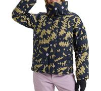 Roxy - Doudoune imperméable - Snow Winter Rebel Jacket Fennel Seed Big Flower pour Femme - Taille S - Navy Navy S