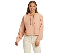Sweatshirt à capuche Roxy Drakes Cove Half Zip rose femme - M