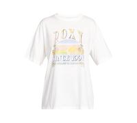 Roxy Dreamers - Oversized Loose T-Shirt for Women - T-Shirt Ample Oversize - Femme - Blanc