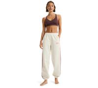 Roxy Pantalon Taille élastique Essential Energy Jogger Femme Blanc M