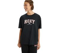 Roxy Essential Energy Timeless - Short Sleeve Training T-Shirt for Women - T-Shirt d'entraînement à Manches Courtes - Femme - L - Noir